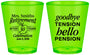 Custom Retirement Plastic Shot Glasses - Teacher | 150020