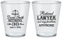 Custom Retirement Plastic Shot Glasses - Lawyer | 150025