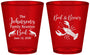 Custom Family Reunion Plastic Shot Glasses - Crawfish Boil | 160005