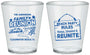 Custom Family Reunion Plastic Shot Glasses - Beach Reunite | 160011