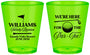 Custom Family Reunion Plastic Shot Glasses - Golf | 160047