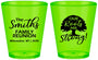 Custom Family Reunion Plastic Shot Glasses - Our Roots Are Strong | 160051