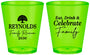 Custom Family Reunion Plastic Shot Glasses - Eat Drink Celebrate | 160053