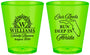 Custom Family Reunion Plastic Shot Glasses - Florida | 160057