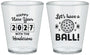 Custom New Years Plastic Shot Glasses - 2027 Lets Have A Ball | 170001