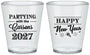 Custom New Years Plastic Shot Glasses - 2027 Nye | 170016