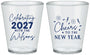 Custom New Years Plastic Shot Glasses - 2027 Cheers | 170019