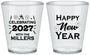Custom New Years Plastic Shot Glasses - 2027 Nye Confetti | 170028