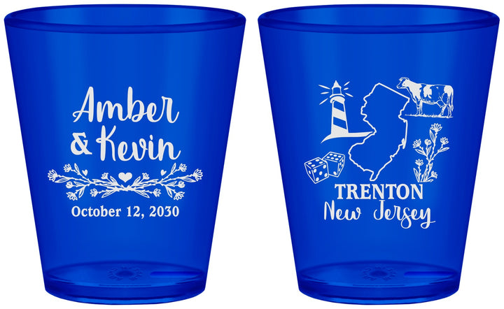 Custom Wedding Plastic Shot Glasses - New Jersey | 179