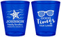 Custom Family Vacation Plastic Shot Glasses - Good Times Tan Lines | 180003