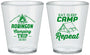 Custom Family Vacation Plastic Shot Glasses - Eat Sleep Camp Repeat | 180014