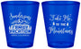 Custom Family Vacation Plastic Shot Glasses - Ski Trip Peaks | 180023