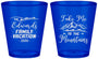 Custom Family Vacation Plastic Shot Glasses - Mountains | 180024