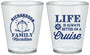 Custom Family Vacation Plastic Shot Glasses - Cruise Ship | 180036