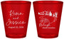 Custom Wedding Plastic Shot Glasses - North Carolina | 182