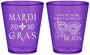 Custom Mardi Gras Plastic Shot Glasses - Nola New Orleans | 190006