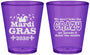 Custom Mardi Gras Plastic Shot Glasses - Fleur De Lis | 190009