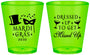 Custom Mardi Gras Plastic Shot Glasses - Fleur De Lis | 190015