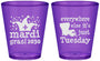Custom Mardi Gras Plastic Shot Glasses - Nola New Orleans | 190016