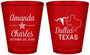 Custom Wedding Plastic Shot Glasses - Texas | 192