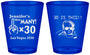 Custom Birthday Plastic Shot Glasses - 30th | 20000
