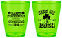 Custom St Patricks Day Plastic Shot Glasses - Kiss Me I Am Irish | 200004