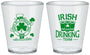 Custom St Patricks Day Plastic Shot Glasses - Irish Drinking Team | 200006