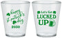 Custom St Patricks Day Plastic Shot Glasses - Lucked Up | 200007