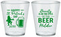 Custom St Patricks Day Plastic Shot Glasses - Leprechaun | 200019