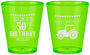 Custom Birthday Plastic Shot Glasses - 50th Tractor | 20005