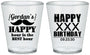 Custom Birthday Plastic Shot Glasses - 30th | 20013