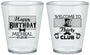 Custom Birthday Plastic Shot Glasses - 30th | 20018