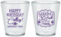 Custom Birthday Plastic Shot Glasses - 30 Look Purdy | 20022