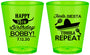 Custom Birthday Plastic Shot Glasses - 35th Fiesta Siesta Tequila | 20031