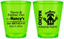 Custom Birthday Plastic Shot Glasses - 35th Nacho Average Party | 20036