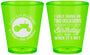 Custom Birthday Plastic Shot Glasses - 30th Lets Get Plowed | 20039