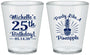 Custom Birthday Plastic Shot Glasses - 25th Pineapple | 20043