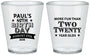 Custom Birthday Plastic Shot Glasses - 40th | 20045