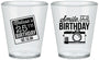 Custom Birthday Plastic Shot Glasses - 25th | 20053