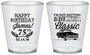 Custom Birthday Plastic Shot Glasses - 75th Classic Car | 20055