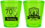 Custom Birthday Plastic Shot Glasses - 70th Golf | 20061