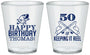 Custom Birthday Plastic Shot Glasses - 50th Keeping It Reel | 20066