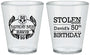 Custom Birthday Plastic Shot Glasses - 50th | 20068