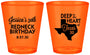 Custom Birthday Plastic Shot Glasses - 30th Redneck Texas | 20072