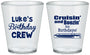Custom Birthday Plastic Shot Glasses - Crusin Boozin | 20073