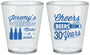 Custom Birthday Plastic Shot Glasses - Cheers Beers To 30 Years | 20076