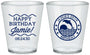 Custom Birthday Plastic Shot Glasses - 25th Dolphins | 20077