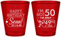 Custom Birthday Plastic Shot Glasses - 50th | 20080