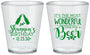 Custom Birthday Plastic Shot Glasses - Christmas | 20082