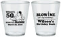 Custom Birthday Plastic Shot Glasses - 50th | 20085